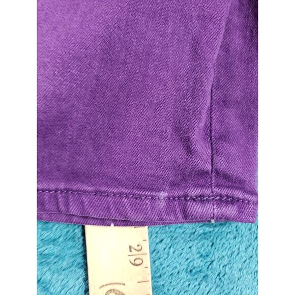 Lucky Brand Jeans Size 6 Womens Purple Stretch Pants Mid Rise Charlie Skinny - Picture 9 of 14